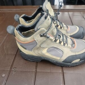 Danner Men's Agitator 45 Hiking Boots - Gray, Tan, and Black Gore Tex